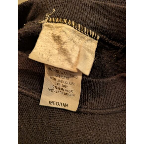 Peanuts VTG 90s Halloween Black Size Medium Crewneck - Picture 6 of 6